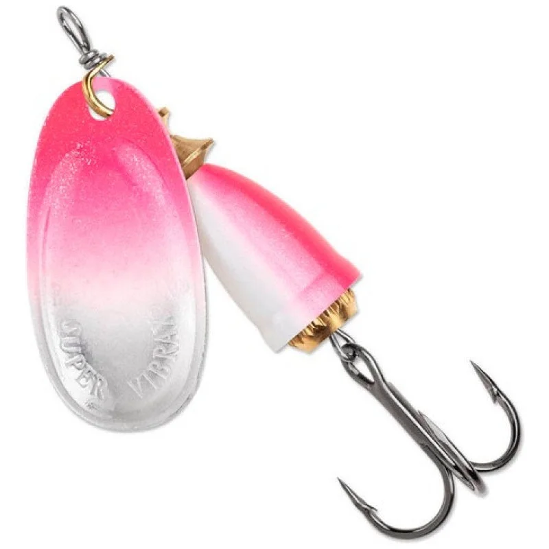 Fishing rod holder wall-Blue Fox Classic Vibrax Northern Lights, Pink Pearl UV