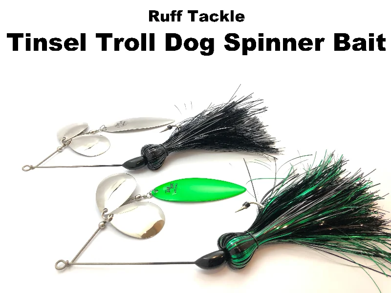 Fishing tackle stacker-Ruff Tackle - Original Tinsel Troll Dog Spinner Bait