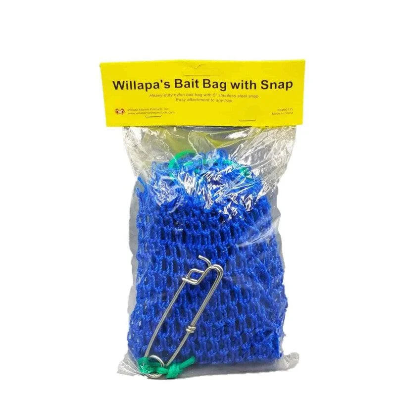 Fishing reel waterproof bag-Willapa Marine Soft Bait Bag with Snap