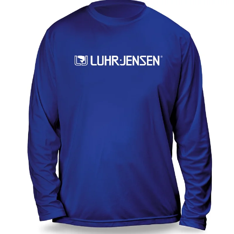 Fishing rod travel rack-Luhr-Jensen Core Long Sleeve Logo Shirt