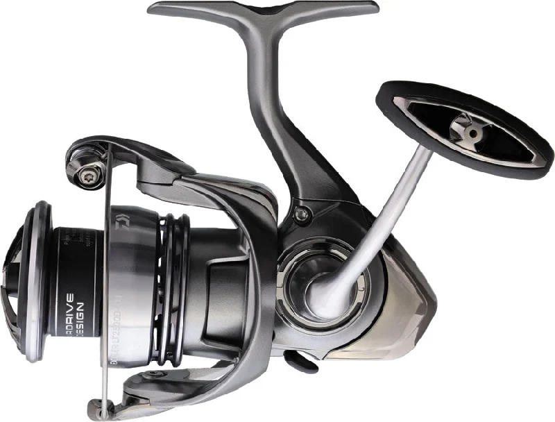 Fishing rod holder-Daiwa Exceler LT Grey & Silver 34.5" Spinning Fishing Reel EXELT2500DXH