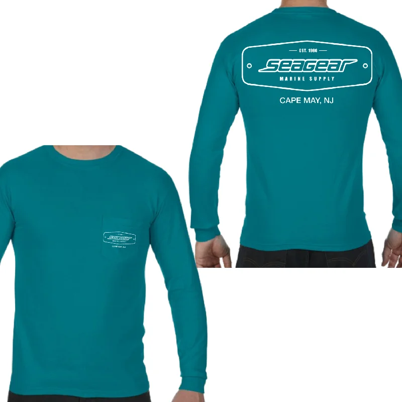 Fishing rod repair epoxy-Sea Gear - Logo Long Sleeve